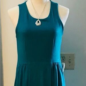 DONNA Rocco NY Blue Green Summer Dress Size M